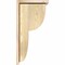 Ekena Millwork Crestline Rough Sawn Corbel w/Backplate, Douglas Fir, 8"W x 12"D x 24"H COR08X12X24CRE01RDF - alternate 3
